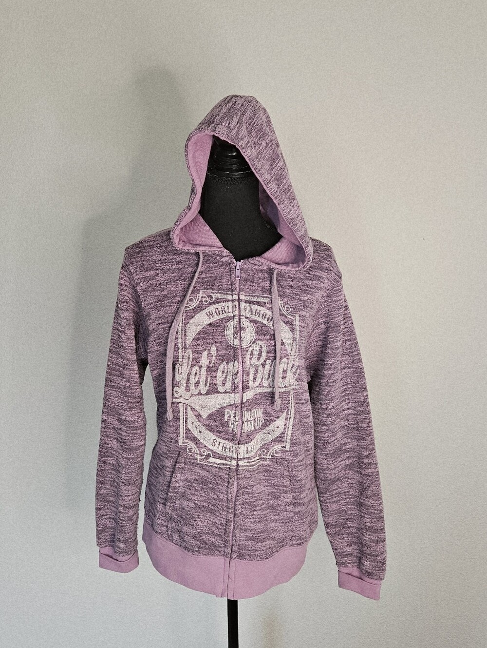 Salt Creek Pendleton Roundup Hoodie Purple Gray M